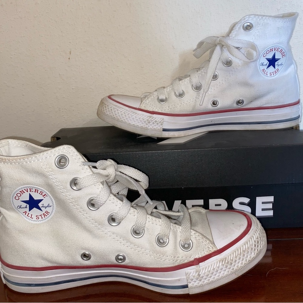 CONVERSE all star high tops white